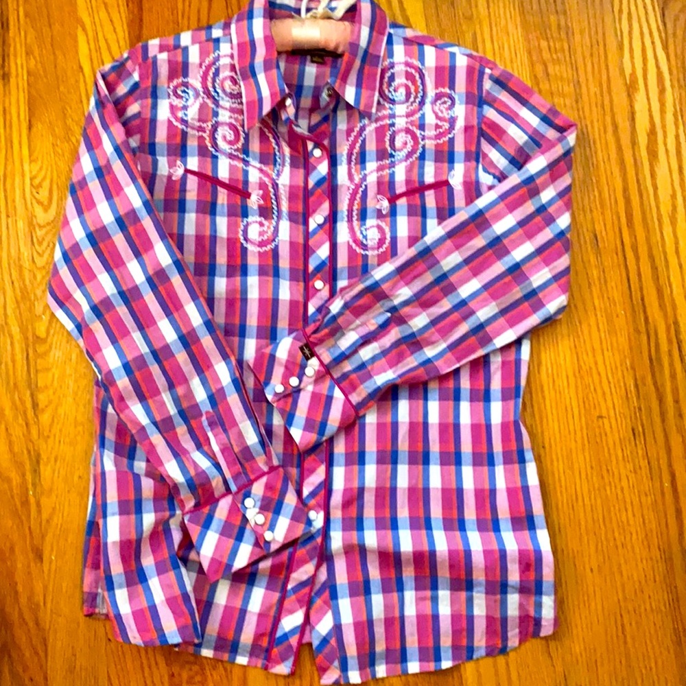 Cowgirl up ladies snap down western shirt